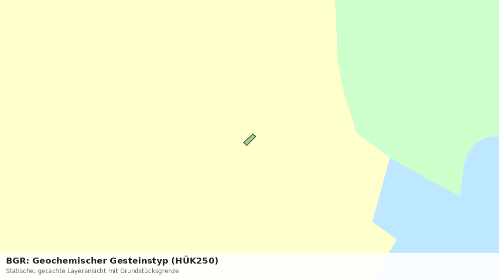Statische Kartenansicht: BGR: Geochemischer Gesteinstyp (HÜK250)