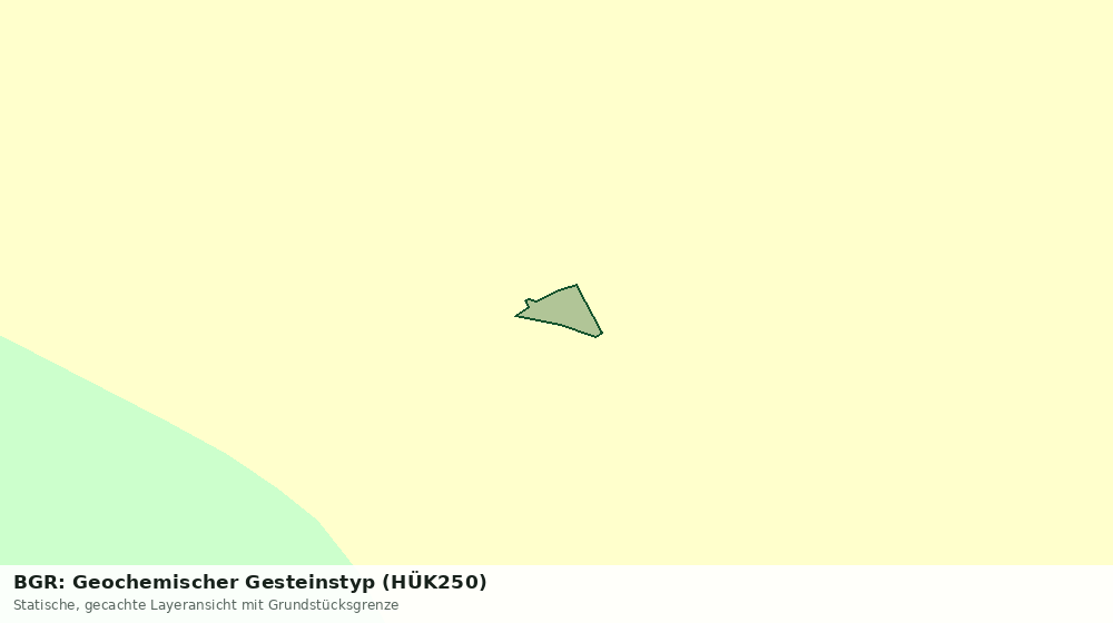 Statische Kartenansicht: BGR: Geochemischer Gesteinstyp (HÜK250)