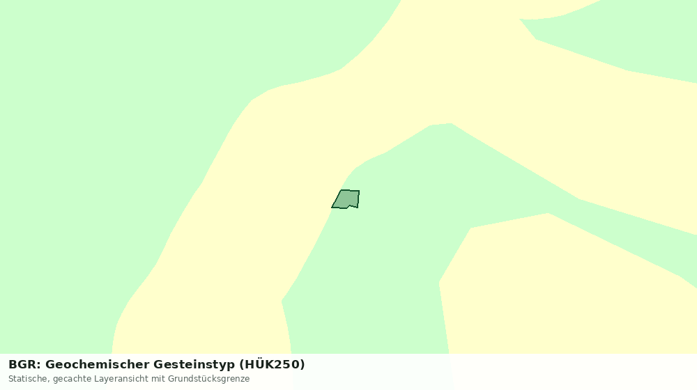 Statische Kartenansicht: BGR: Geochemischer Gesteinstyp (HÜK250)