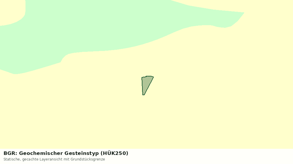 Statische Kartenansicht: BGR: Geochemischer Gesteinstyp (HÜK250)