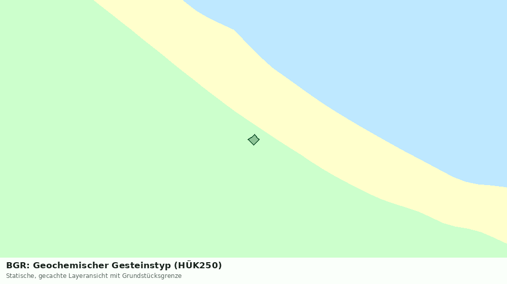 Statische Kartenansicht: BGR: Geochemischer Gesteinstyp (HÜK250)