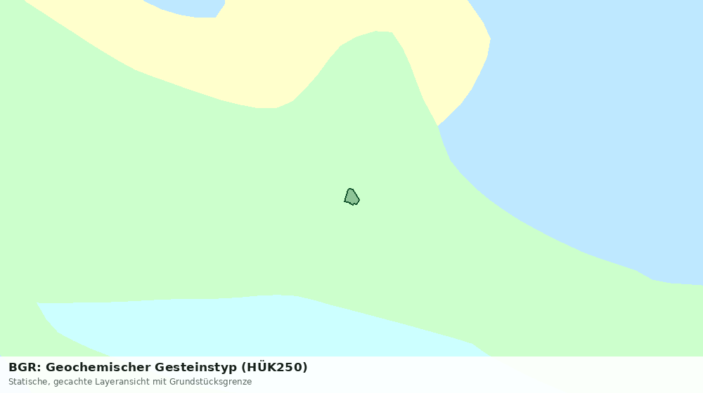 Statische Kartenansicht: BGR: Geochemischer Gesteinstyp (HÜK250)