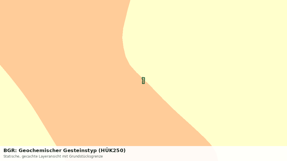 Statische Kartenansicht: BGR: Geochemischer Gesteinstyp (HÜK250)