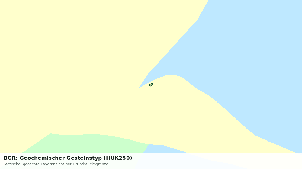 Statische Kartenansicht: BGR: Geochemischer Gesteinstyp (HÜK250)