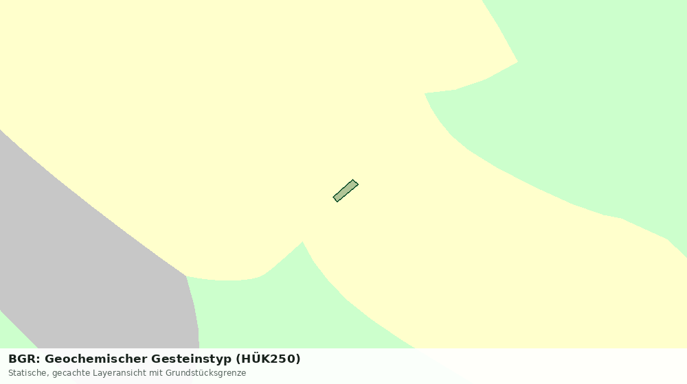 Statische Kartenansicht: BGR: Geochemischer Gesteinstyp (HÜK250)
