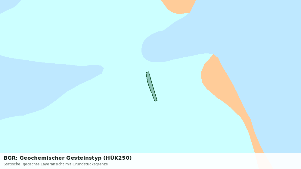 Statische Kartenansicht: BGR: Geochemischer Gesteinstyp (HÜK250)