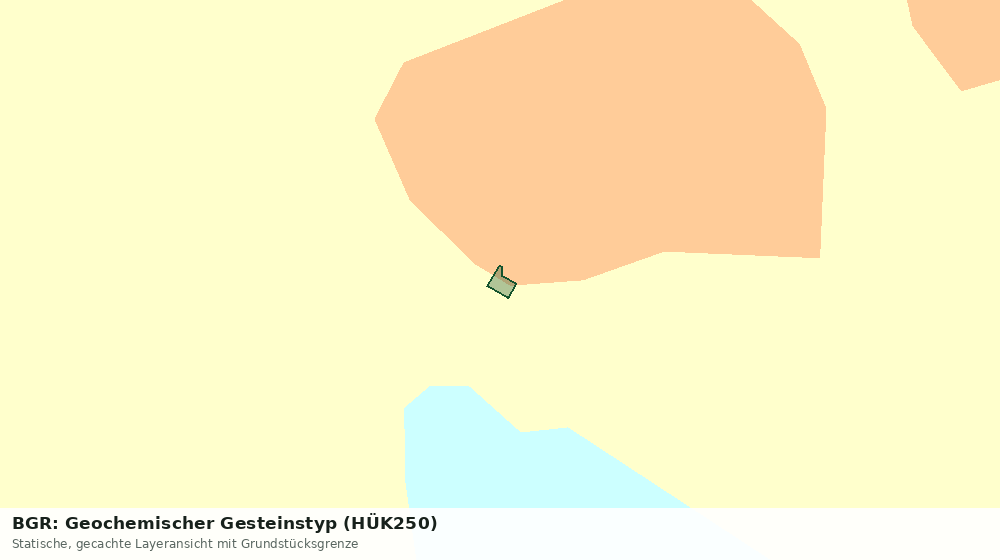 Statische Kartenansicht: BGR: Geochemischer Gesteinstyp (HÜK250)