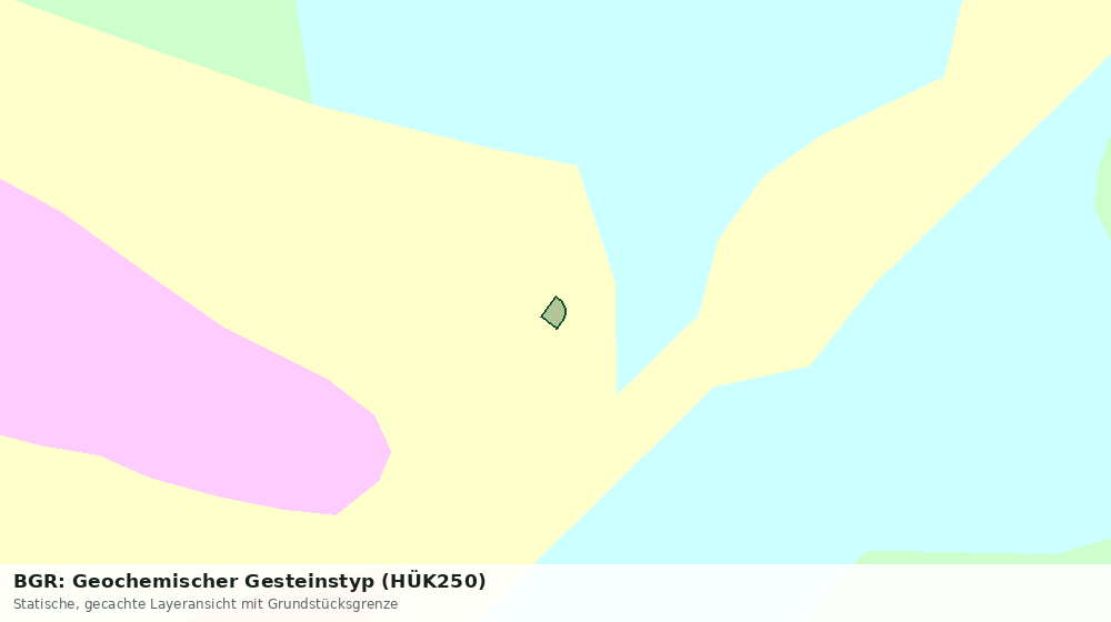 Statische Kartenansicht: BGR: Geochemischer Gesteinstyp (HÜK250)