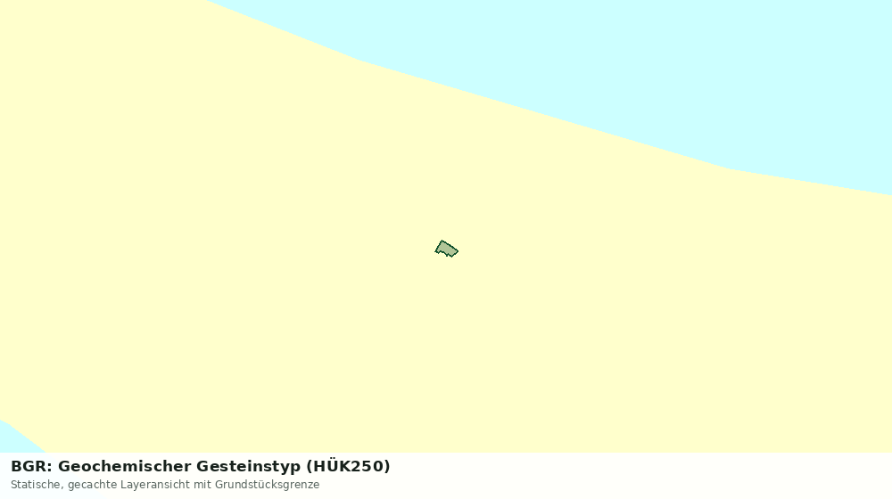 Statische Kartenansicht: BGR: Geochemischer Gesteinstyp (HÜK250)