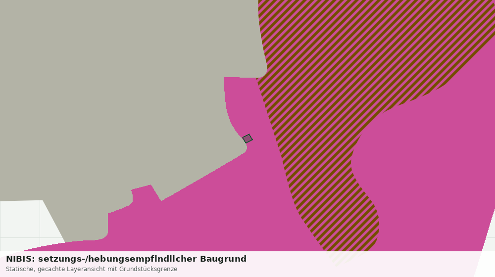 Statische Kartenansicht: NIBIS: setzungs-/hebungsempfindlicher Baugrund