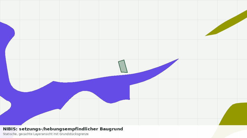 Statische Kartenansicht: NIBIS: setzungs-/hebungsempfindlicher Baugrund
