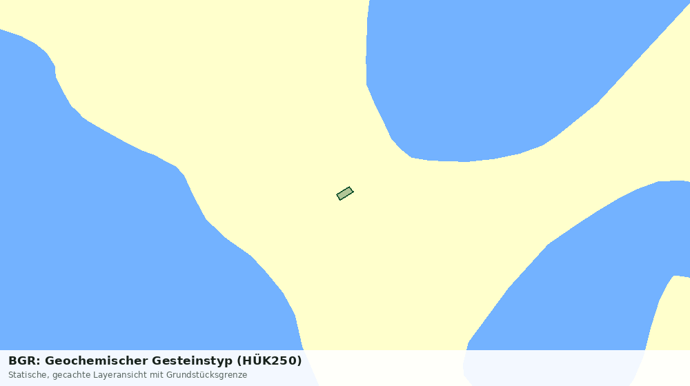 Statische Kartenansicht: BGR: Geochemischer Gesteinstyp (HÜK250)