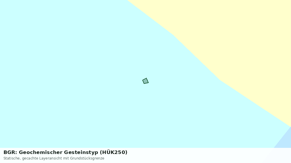 Statische Kartenansicht: BGR: Geochemischer Gesteinstyp (HÜK250)