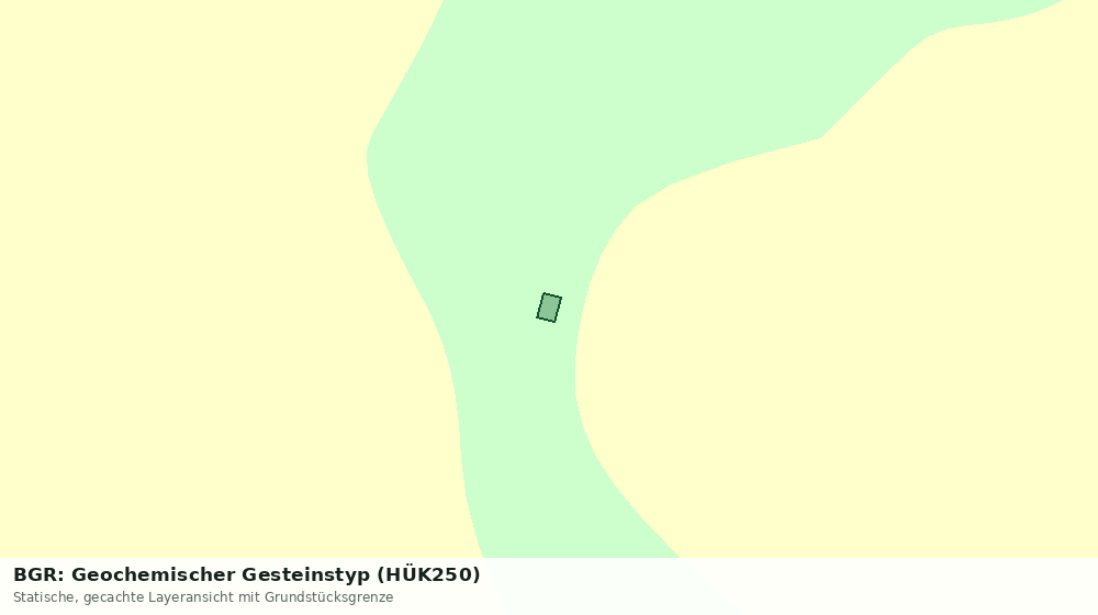 Statische Kartenansicht: BGR: Geochemischer Gesteinstyp (HÜK250)