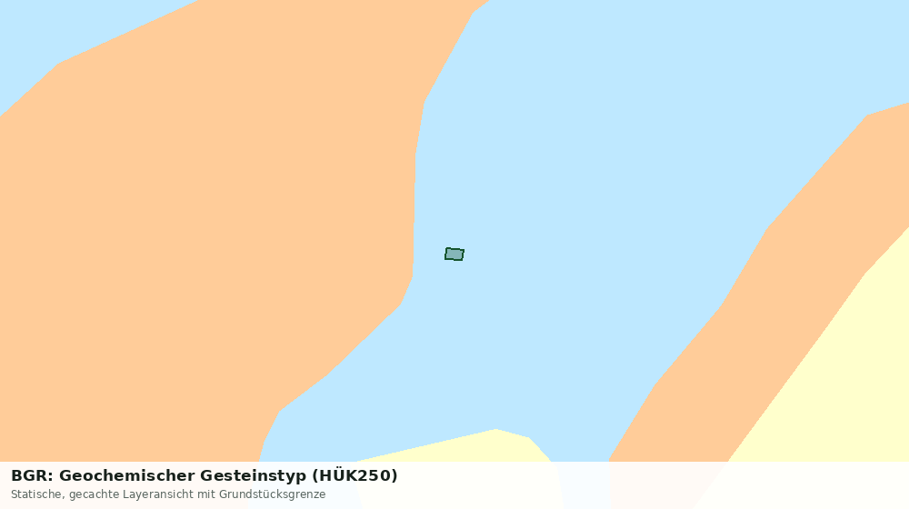 Statische Kartenansicht: BGR: Geochemischer Gesteinstyp (HÜK250)