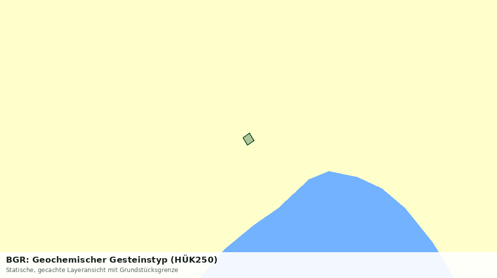 Statische Kartenansicht: BGR: Geochemischer Gesteinstyp (HÜK250)