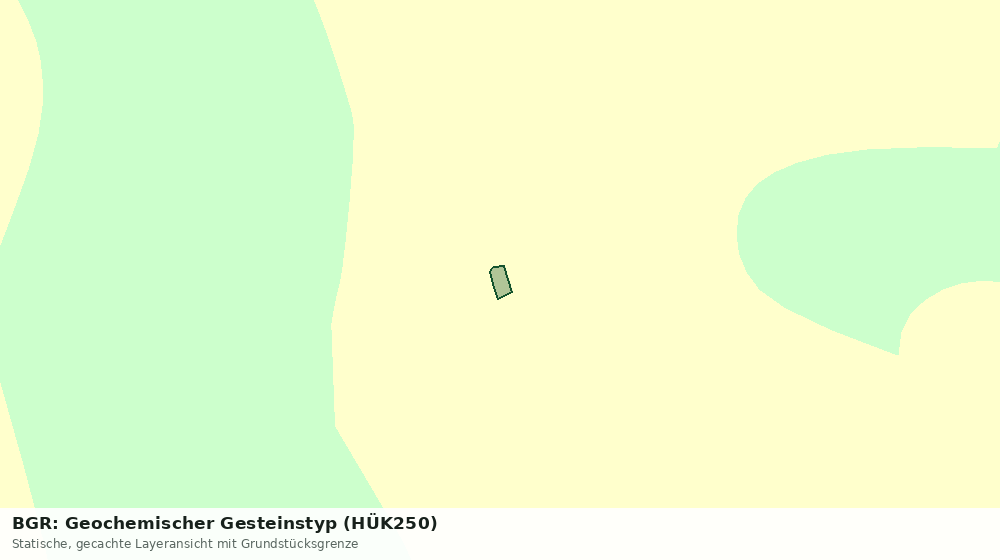 Statische Kartenansicht: BGR: Geochemischer Gesteinstyp (HÜK250)