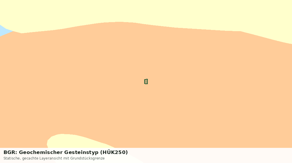 Statische Kartenansicht: BGR: Geochemischer Gesteinstyp (HÜK250)
