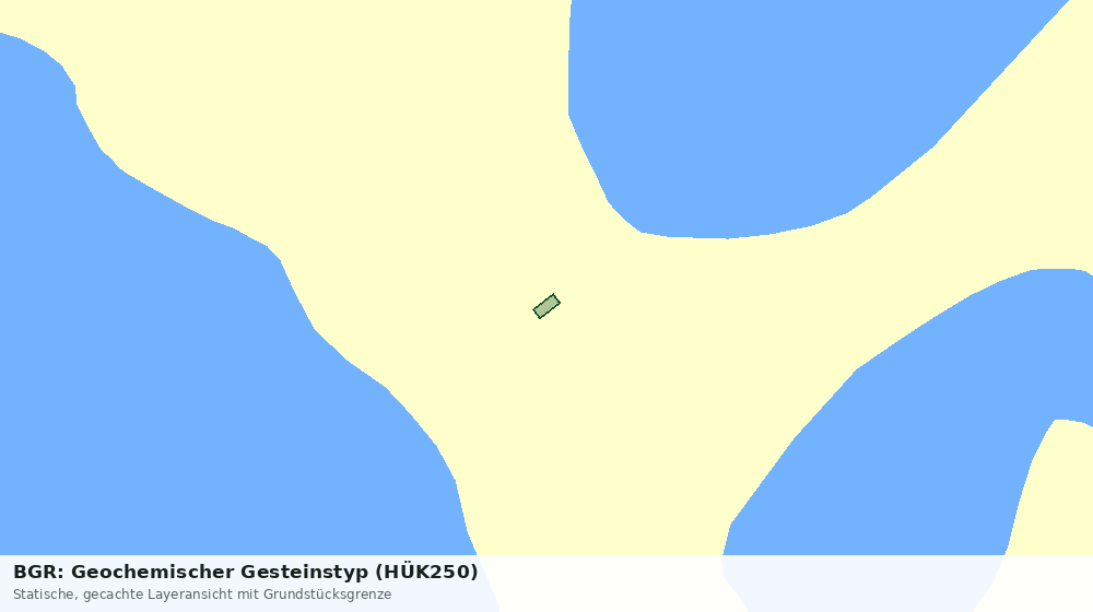 Statische Kartenansicht: BGR: Geochemischer Gesteinstyp (HÜK250)