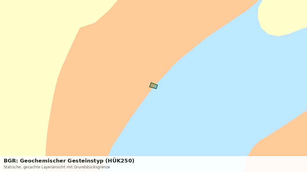 Statische Kartenansicht: BGR: Geochemischer Gesteinstyp (HÜK250)