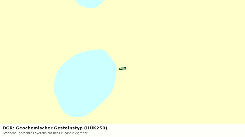 Statische Kartenansicht: BGR: Geochemischer Gesteinstyp (HÜK250)