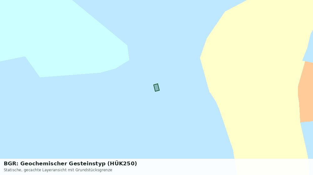 Statische Kartenansicht: BGR: Geochemischer Gesteinstyp (HÜK250)