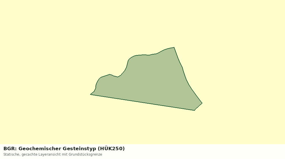 Statische Kartenansicht: BGR: Geochemischer Gesteinstyp (HÜK250)