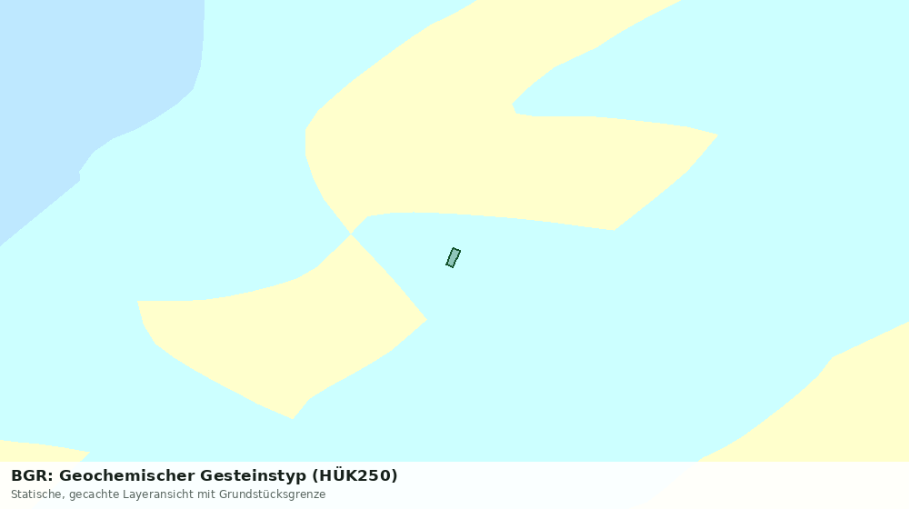 Statische Kartenansicht: BGR: Geochemischer Gesteinstyp (HÜK250)
