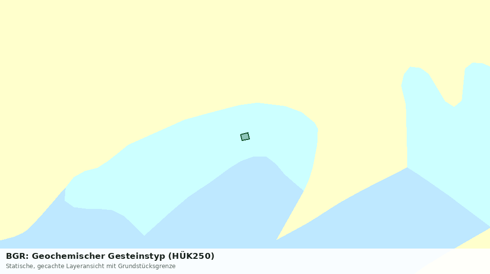 Statische Kartenansicht: BGR: Geochemischer Gesteinstyp (HÜK250)