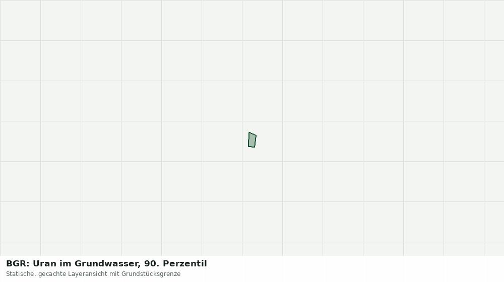 Statische Kartenansicht: BGR: Uran im Grundwasser, 90. Perzentil