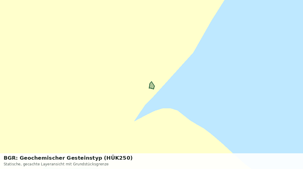 Statische Kartenansicht: BGR: Geochemischer Gesteinstyp (HÜK250)