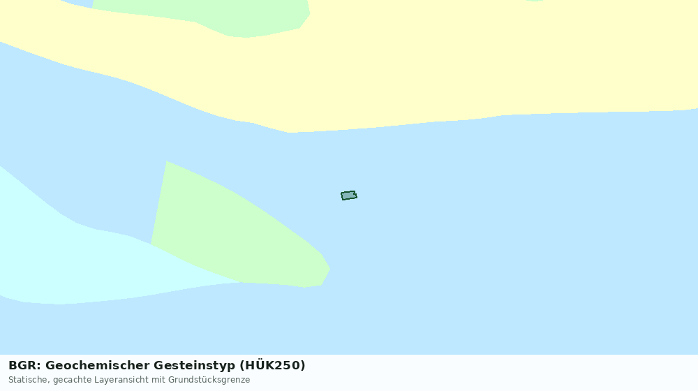 Statische Kartenansicht: BGR: Geochemischer Gesteinstyp (HÜK250)