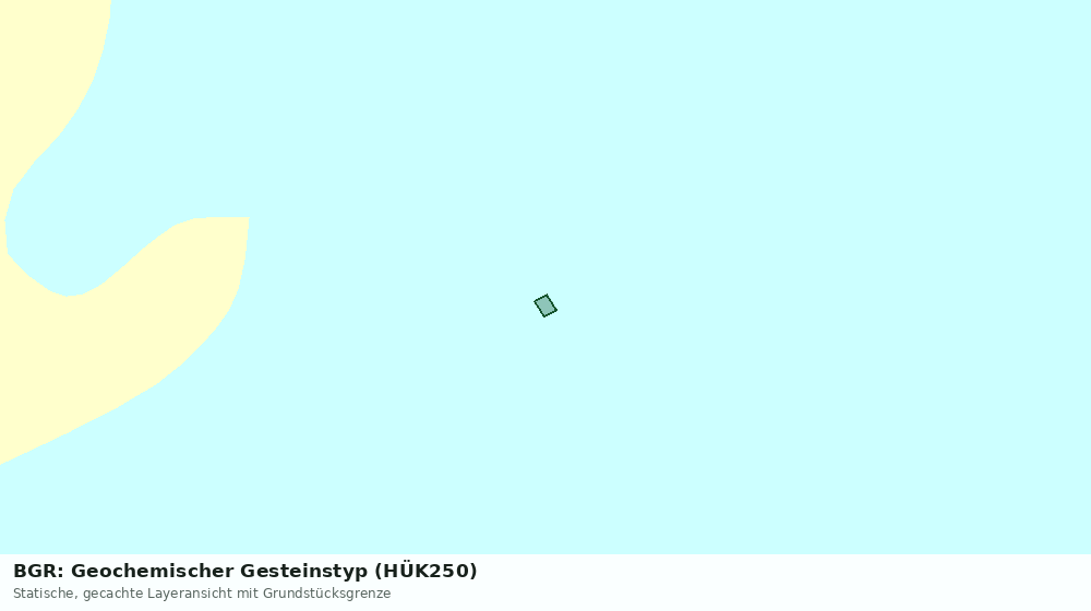 Statische Kartenansicht: BGR: Geochemischer Gesteinstyp (HÜK250)