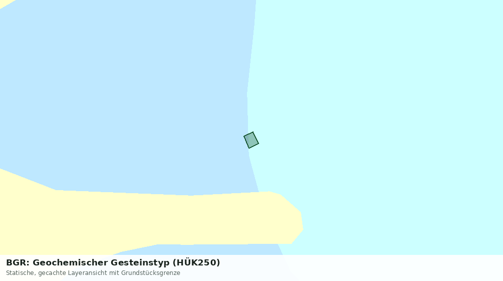 Statische Kartenansicht: BGR: Geochemischer Gesteinstyp (HÜK250)