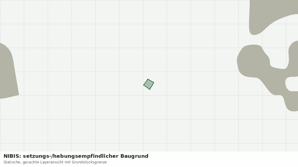 Statische Kartenansicht: NIBIS: setzungs-/hebungsempfindlicher Baugrund