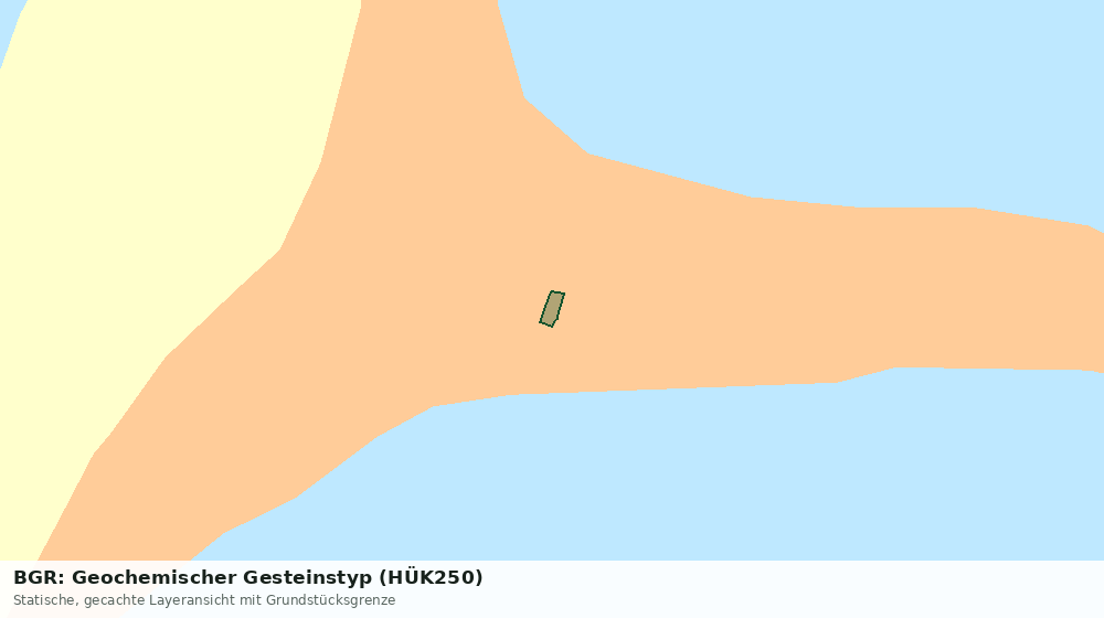 Statische Kartenansicht: BGR: Geochemischer Gesteinstyp (HÜK250)