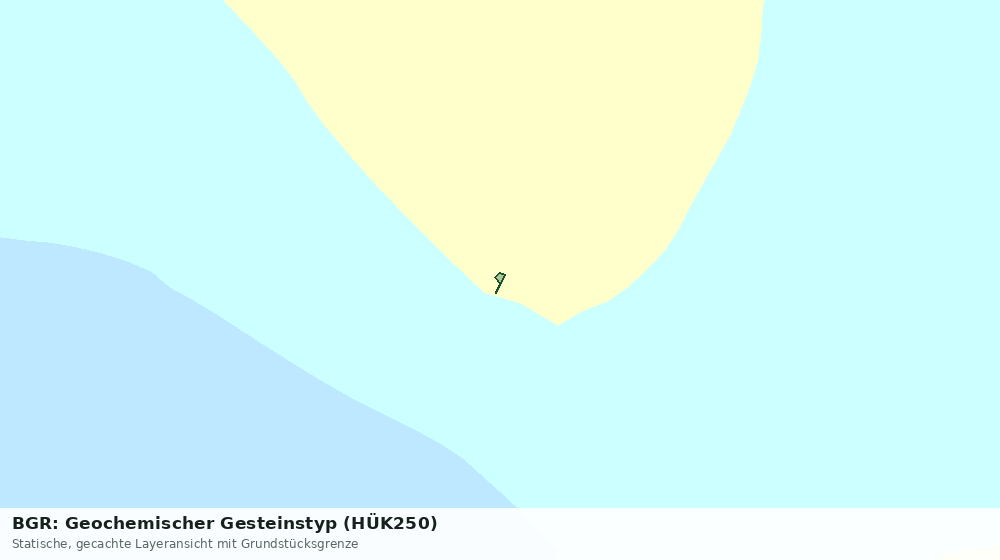 Statische Kartenansicht: BGR: Geochemischer Gesteinstyp (HÜK250)