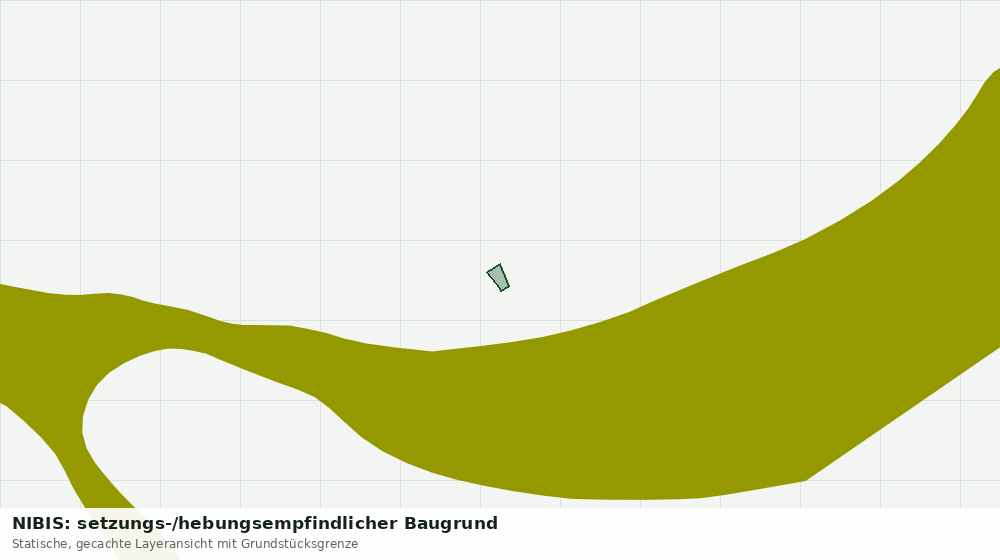 Statische Kartenansicht: NIBIS: setzungs-/hebungsempfindlicher Baugrund