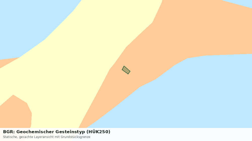 Statische Kartenansicht: BGR: Geochemischer Gesteinstyp (HÜK250)