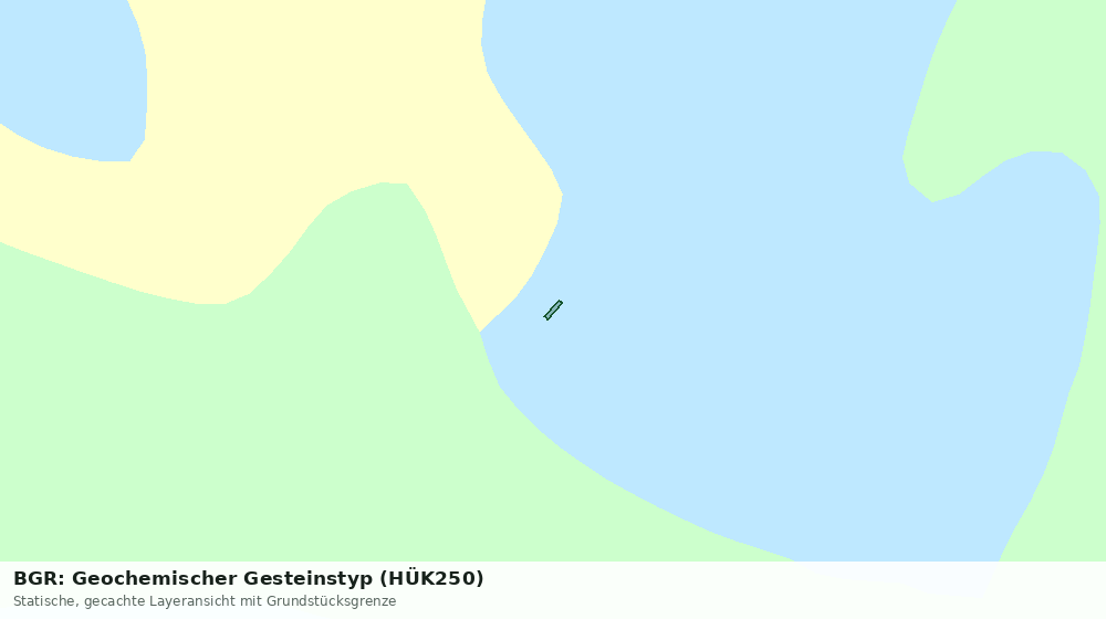 Statische Kartenansicht: BGR: Geochemischer Gesteinstyp (HÜK250)