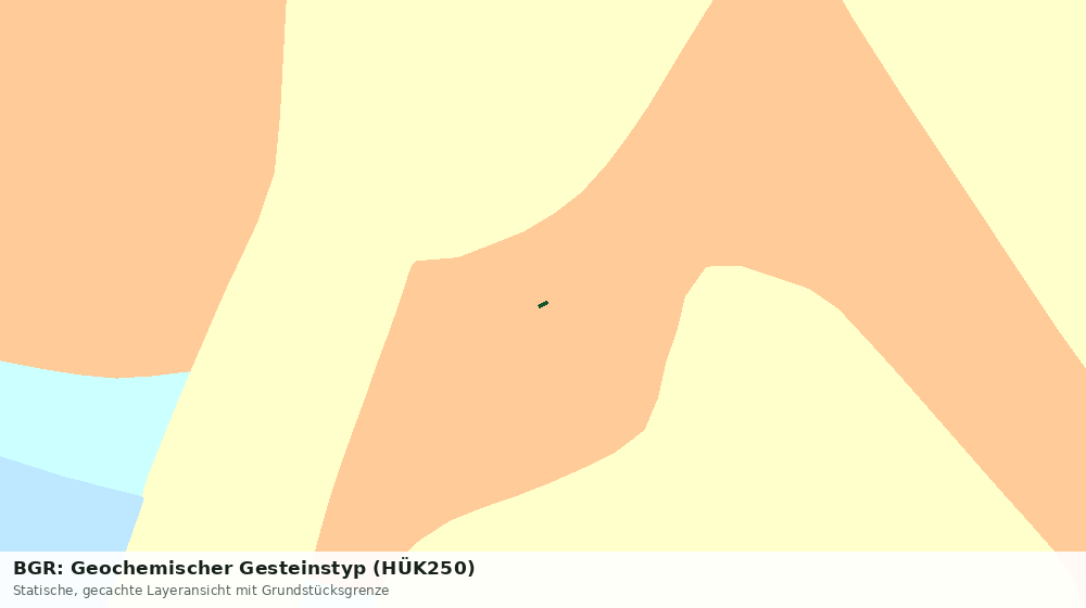 Statische Kartenansicht: BGR: Geochemischer Gesteinstyp (HÜK250)