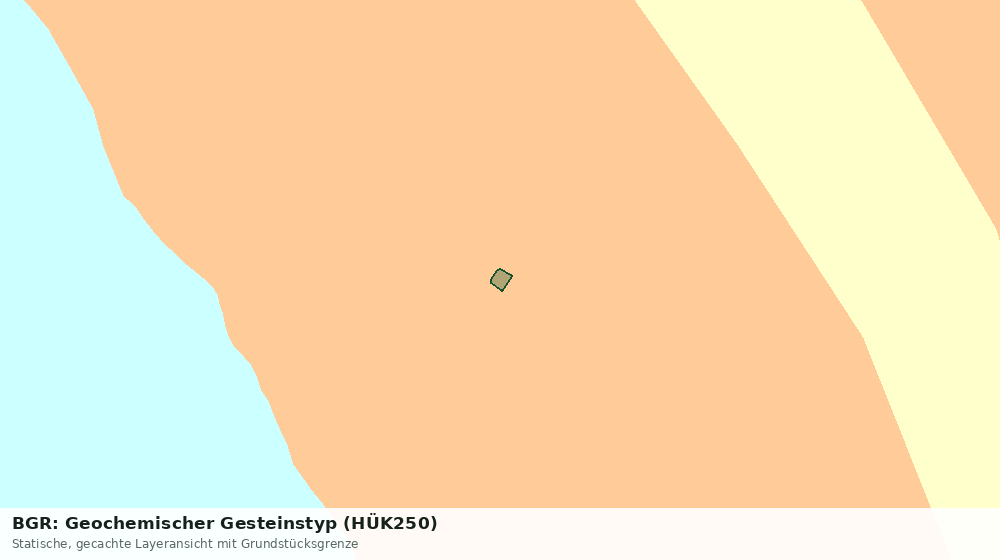 Statische Kartenansicht: BGR: Geochemischer Gesteinstyp (HÜK250)