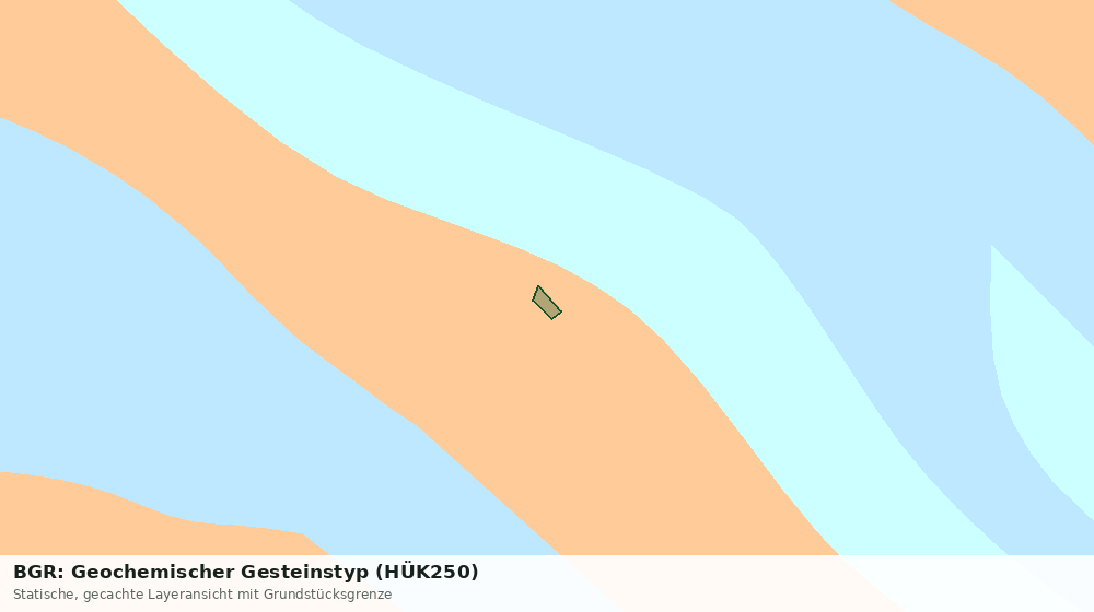 Statische Kartenansicht: BGR: Geochemischer Gesteinstyp (HÜK250)