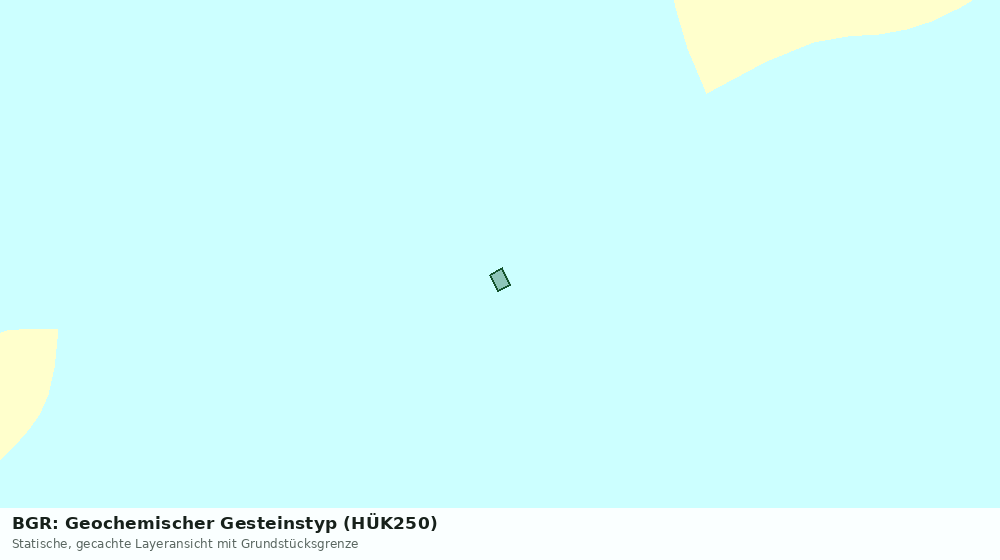 Statische Kartenansicht: BGR: Geochemischer Gesteinstyp (HÜK250)