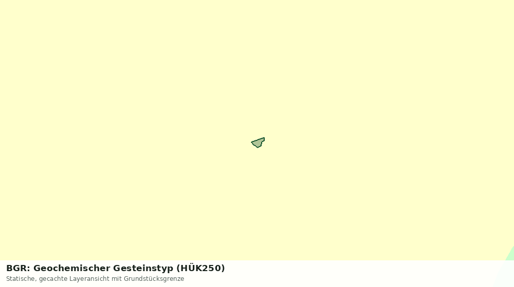 Statische Kartenansicht: BGR: Geochemischer Gesteinstyp (HÜK250)