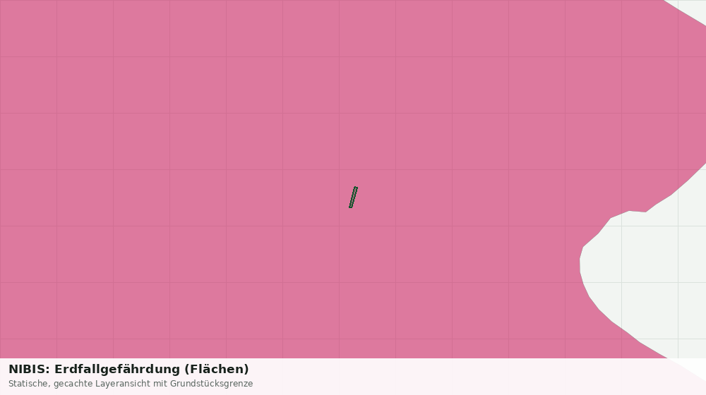 Statische Kartenansicht: NIBIS: Erdfallgefährdung (Flächen)