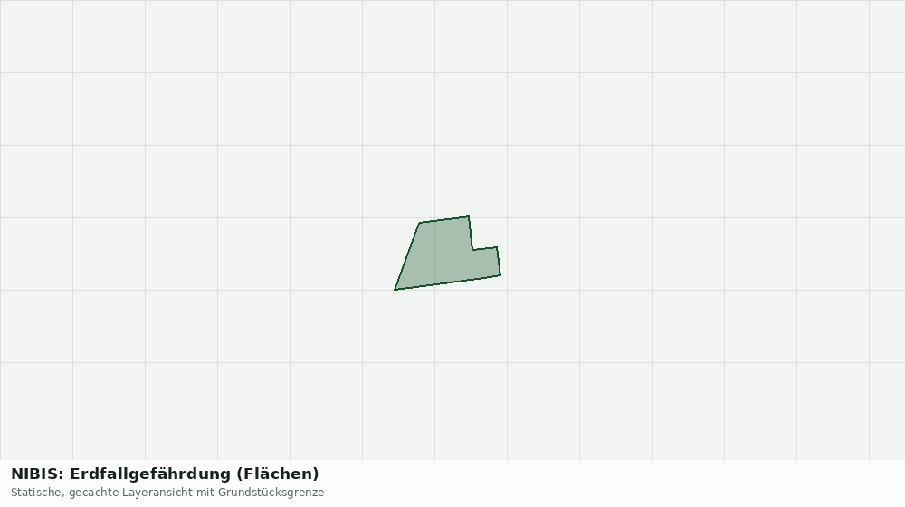 Statische Kartenansicht: NIBIS: Erdfallgefährdung (Flächen)