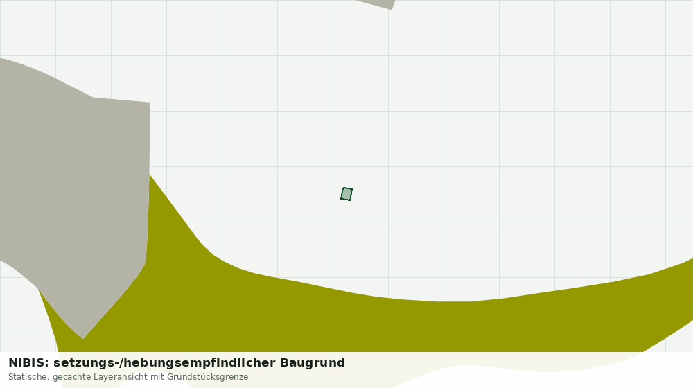 Statische Kartenansicht: NIBIS: setzungs-/hebungsempfindlicher Baugrund