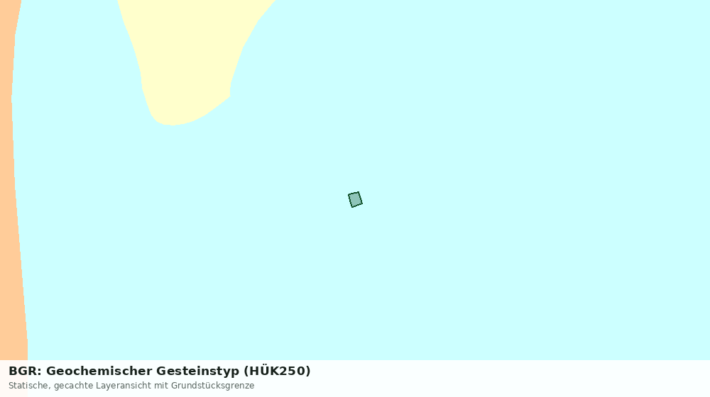 Statische Kartenansicht: BGR: Geochemischer Gesteinstyp (HÜK250)