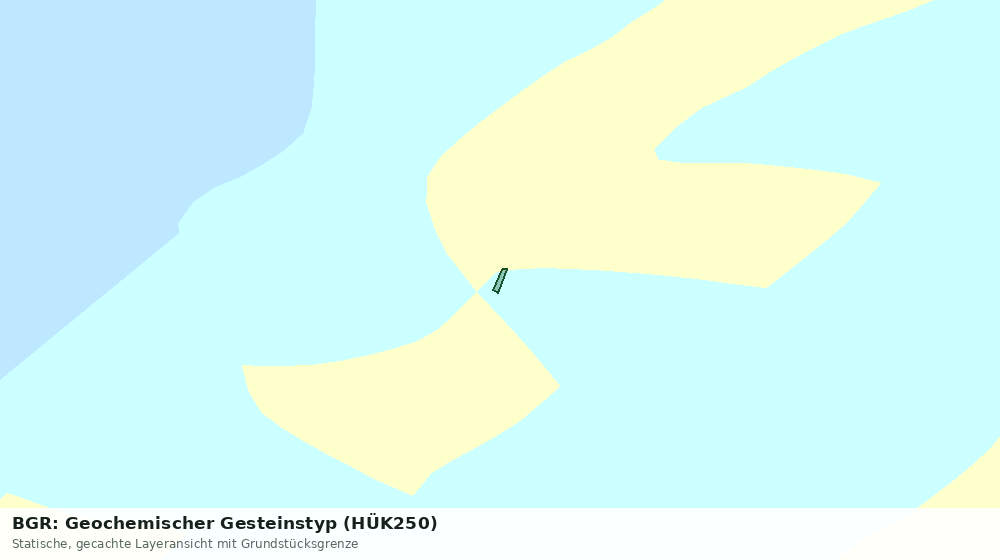 Statische Kartenansicht: BGR: Geochemischer Gesteinstyp (HÜK250)